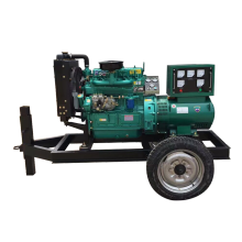 Trailer Diesel Generator 30kw 40kva  trailer generator wheels outdoor mobile trailer 3 phase